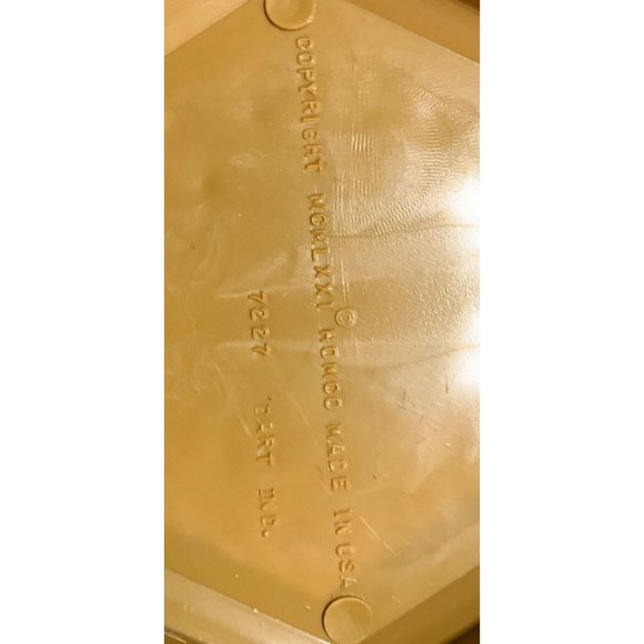 Vintage Homco wall plaques 3 MCM  Bronze and Cream Hollywood Regency Ornate - Picture 4 of 7